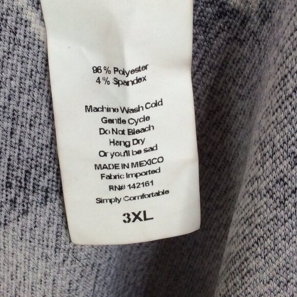 Lularoe Nicole Black Arrow Print Skater Dress Women's Plus Size 3XL Half Sleeve - Picture 6 of 6